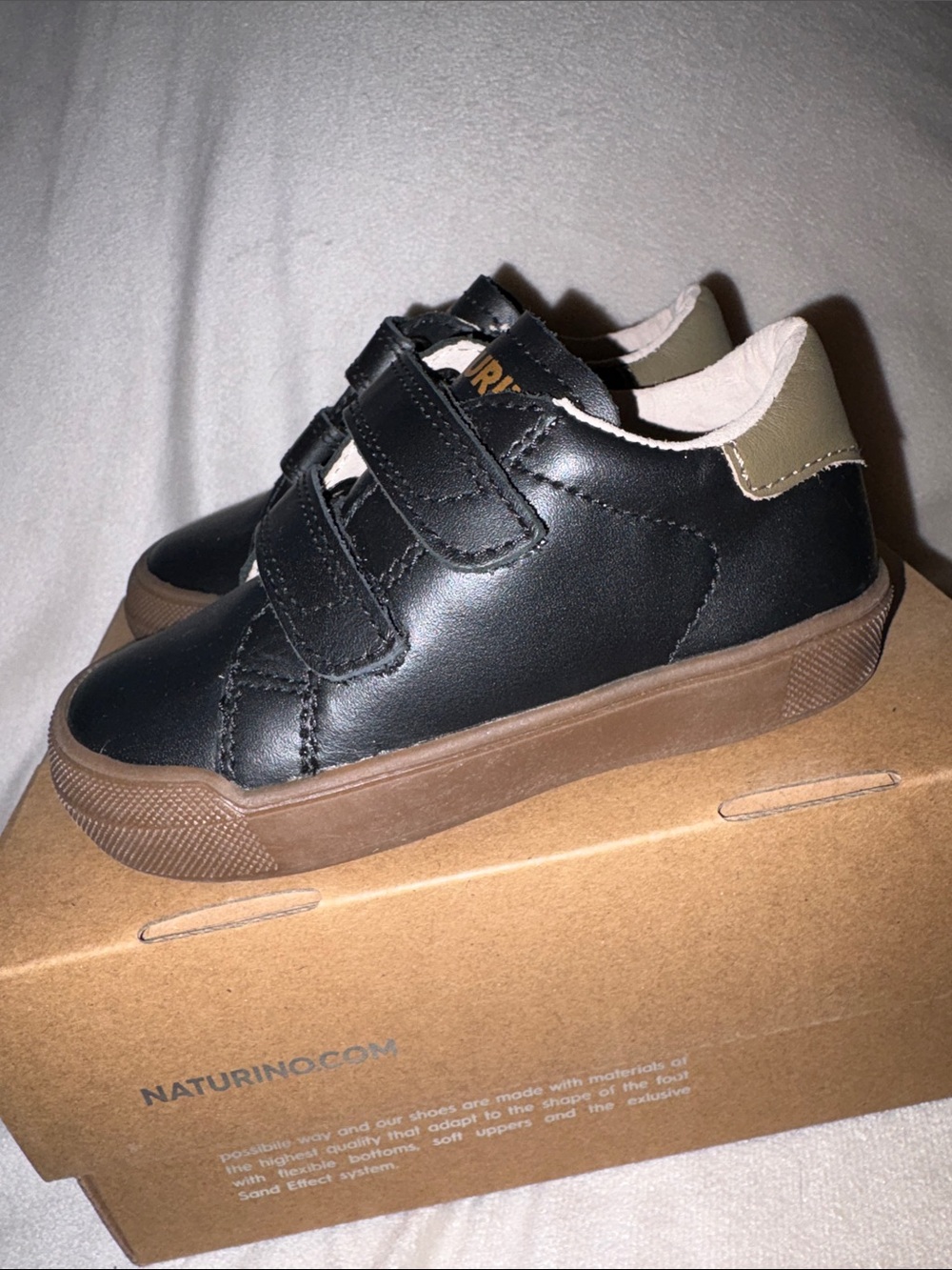NWT NATURINO EINDHOVEN 2 VL.
Leather sneakers in Black - Picture 12 of 15